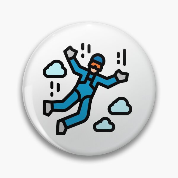 Item preview, Sky Diving Icon designed and sold by L4urentz.