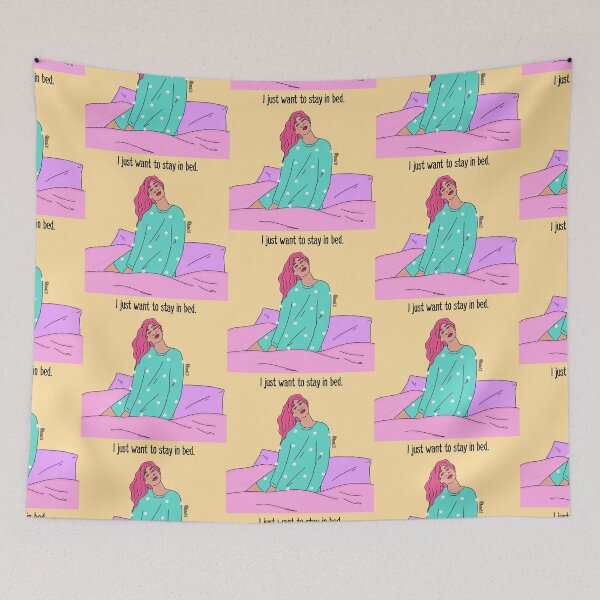 Item preview, I just want to stay in bed  designed and sold by Rana Awadallah.