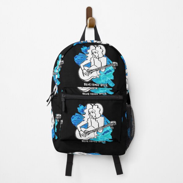 Item preview, Female Singer Songwriter with Sad Guitar playing Blue Songs Only designed and sold by badlydrawnbabe.