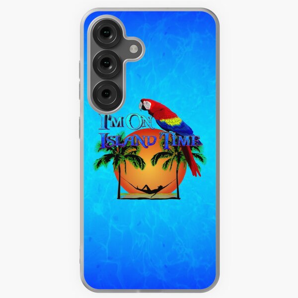 Item preview, Island Time And Parrot designed and sold by BailoutIsland.
