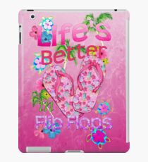 Das Leben ist besser in Flip-Flops iPad-Hülle & Klebefolie
