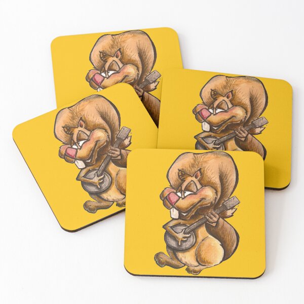 Item preview, Reuben the Banjo Playing Squirrel designed and sold by ispeakart.