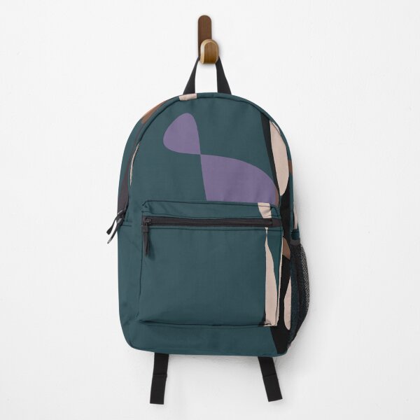 Item preview, Abstract modern shapes on dark green designed and sold by Nadezda Kravcenko.