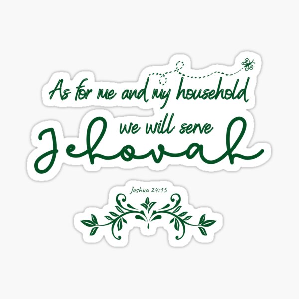 Stickers Sur Le Theme Joshua 24 15 Redbubble