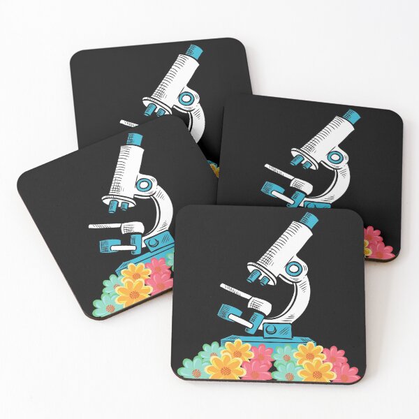 Item preview, WATERCOLOR FLOWER POWER MICROSCOPE SCIENCE designed and sold by Hippiesole.