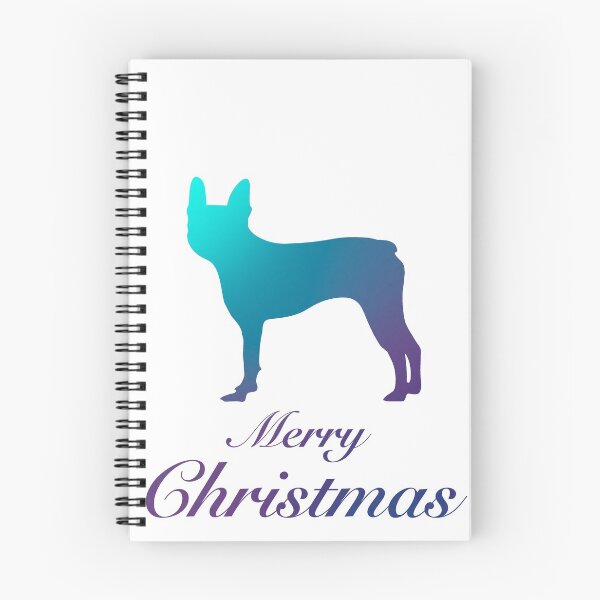 Item preview, dog modern christmas card designed and sold by KikasArt.