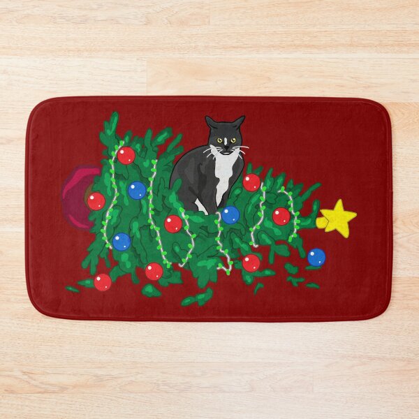 Item preview, Cat Hates Your Tree - Tuxedo designed and sold by CCCDesign.