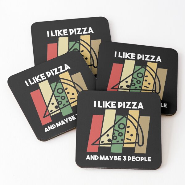 Item preview, I Like Pizza And Maybe 3 People - Gift For Pizza Lover , Pizza Addict designed and sold by MrElgo.