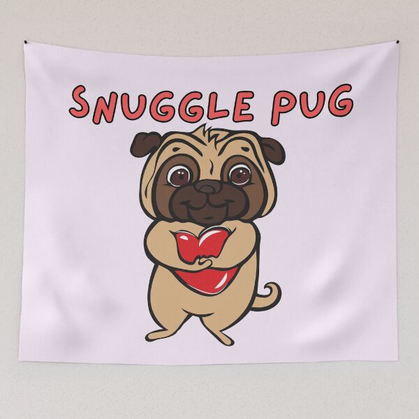 Item preview, The Snuggle Pug designed and sold by RosiesSticks.