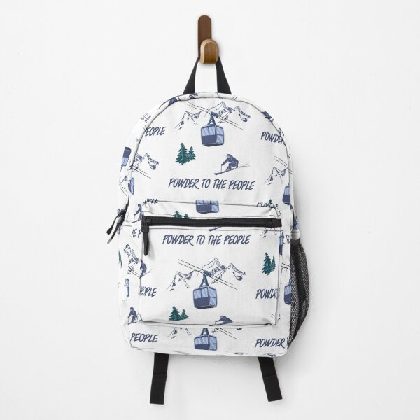 Item preview, Powder to the People Ski Lift Resort Winter Sports designed and sold by TheInkElephant.
