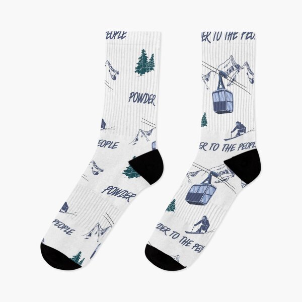 Item preview, Powder to the People Ski Lift Resort Winter Sports designed and sold by TheInkElephant.