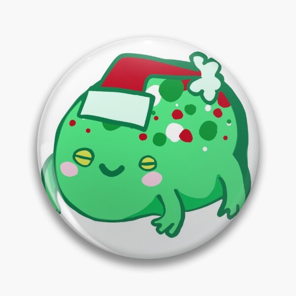 Artikelvorschau, Runder Weihnachtsfrosch entworfen und verkauft von Ivegivenuponart.