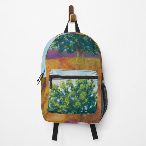 Item preview, Pastel painting - pree and field countryside landscape designed and sold by Red Witch Art.