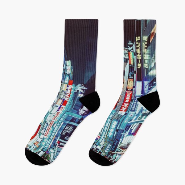 Item preview, A neon blue Tokyo Japan  designed and sold by Joejo19.