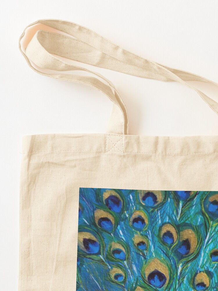 Alternate view of Peacock Full Glory 2 Tote Bag