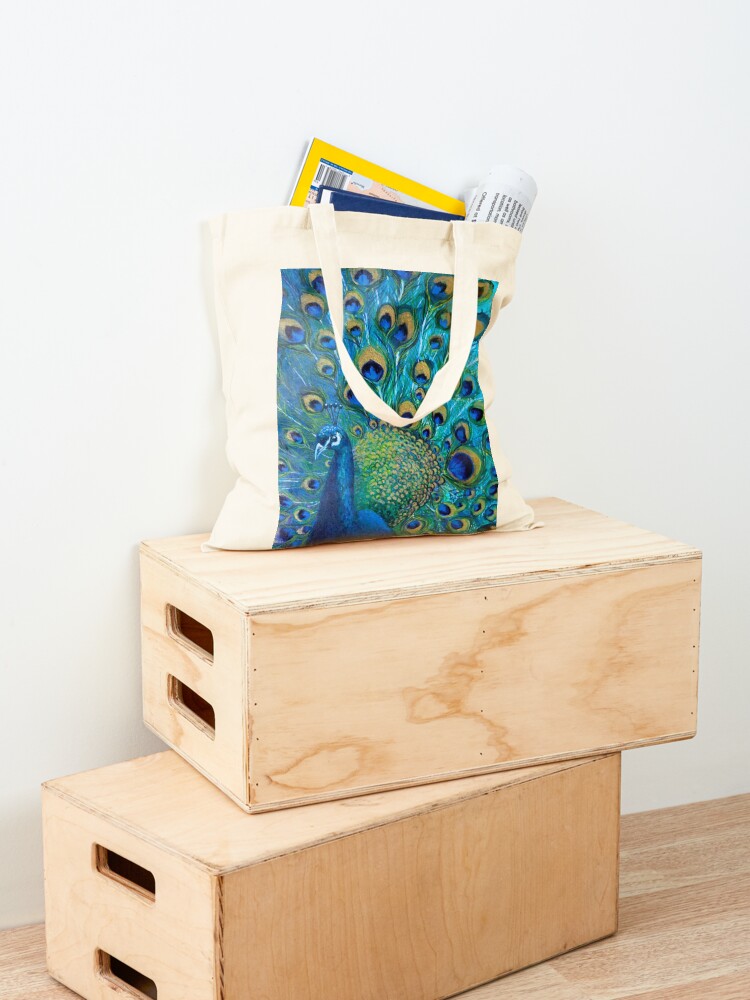 Alternate view of Peacock Full Glory 2 Tote Bag