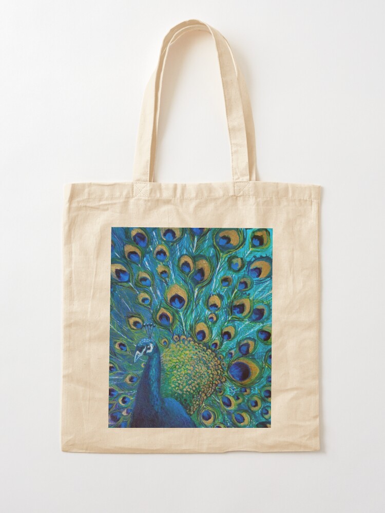 Alternate view of Peacock Full Glory 2 Tote Bag