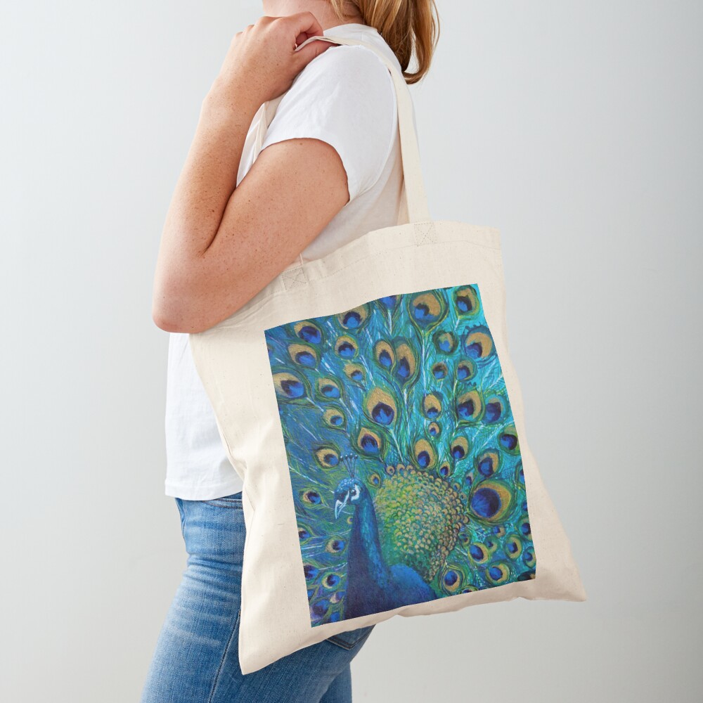 Peacock Full Glory 2 Tote Bag