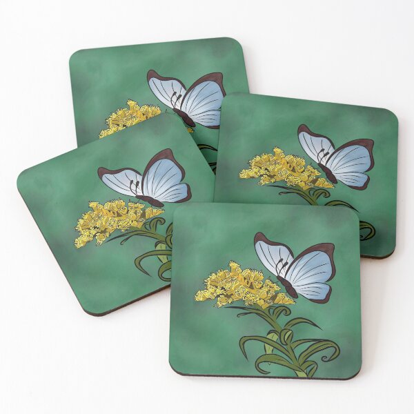 Item preview, Blue Butterfly on Yellow Flowers designed and sold by DeAnna Hickman.