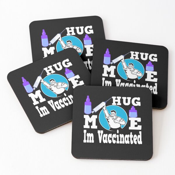 Item preview, Hug Me Im Vaccinated designed and sold by buzz1days.