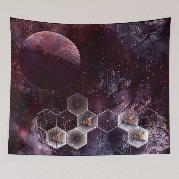 Item preview, Space Bees III designed and sold by Francesca Myman.