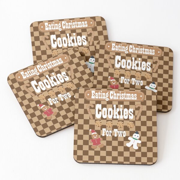 Item preview, Eating Christmas Cookies For Two:For Mom,For Dad,Fuuny Cookies designed and sold by Chaos Pixel Studio.