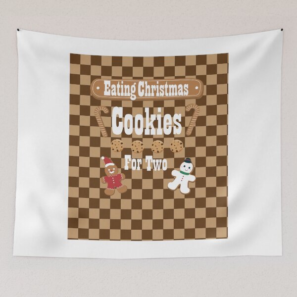 Item preview, Eating Christmas Cookies For Two:For Mom,For Dad,Fuuny Cookies designed and sold by Chaos Pixel Studio.