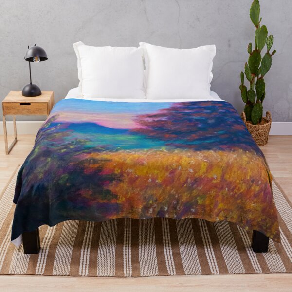 Item preview, Pastel painting - Morning field designed and sold by Red Witch Art.