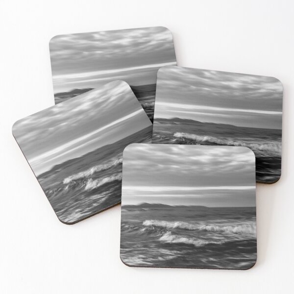 Item preview, MAJORCA - WAVES - CALA MESQUIDA - MALLORCA - BLACK AND WHITE designed and sold by Tropical Blood.