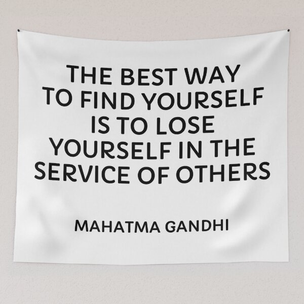 Item preview, Gandhi quotes - The best way to find yourself is to lose yourself in the service of others designed and sold by Inspirationmotivation.