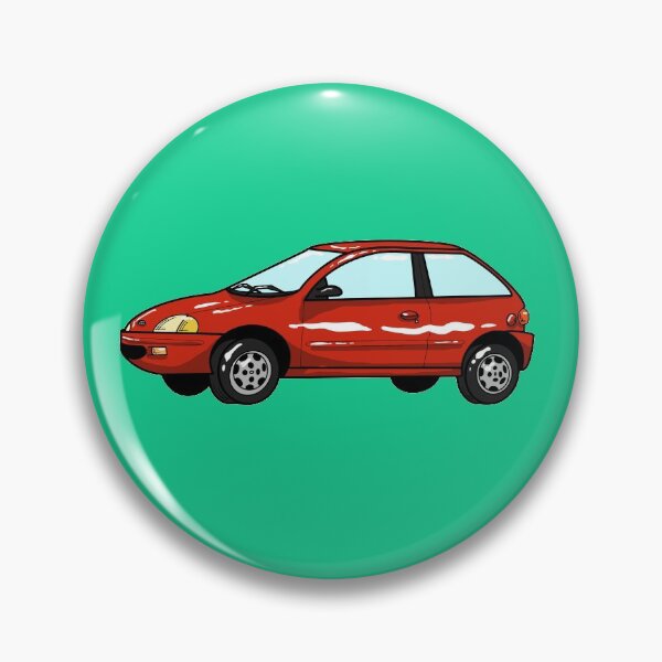 Item preview, Geo Metro (Bright Red) designed and sold by KaijusMetros.