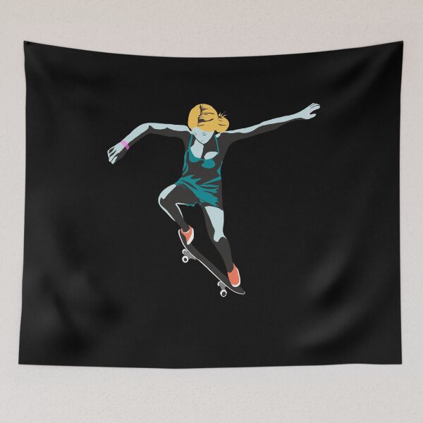 Item preview, Girl skateboarding. Skateboard Skater Skateboarding Do A Kickflip Girl Skater designed and sold by Skateboarding Fingerboarding BMX.