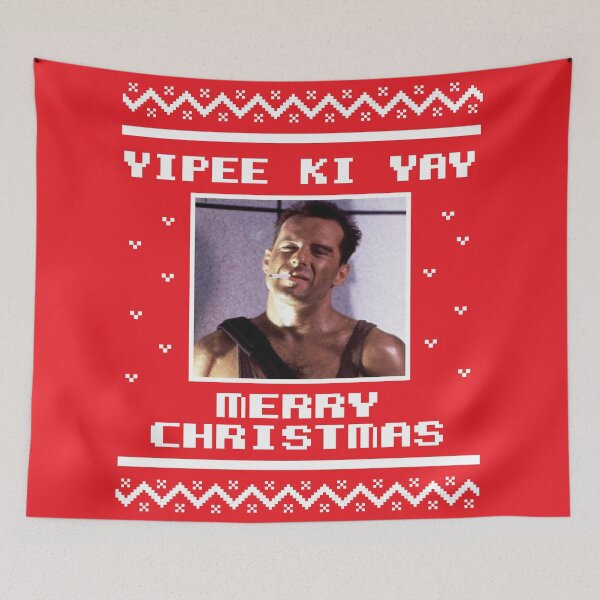 Item preview, yippee ki yay merry christmas designed and sold by Bella's Merch.