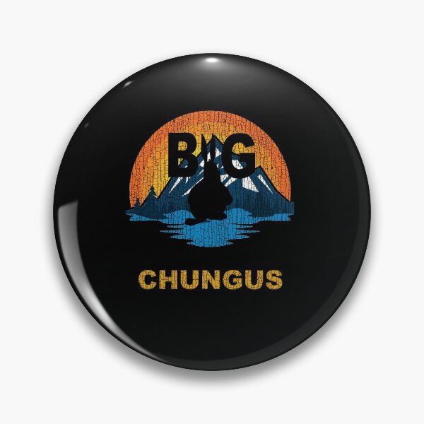 Artikelvorschau, Big Chungus Shadow Meme Fett Hase Retro Vintage 70er Jahre Sonnenuntergang Distressed Grunge entworfen und verkauft von Draculaura2009.