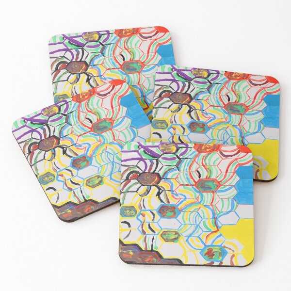 Item preview, Pools of Hexagons designed and sold by sophie holle.