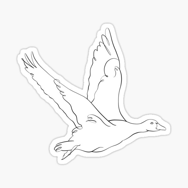Snow goose Sticker