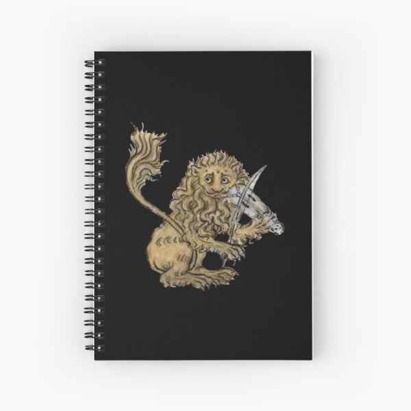 Item preview, Medieval Lion Playing Music - Middle Ages Art designed and sold by Qrhoo.