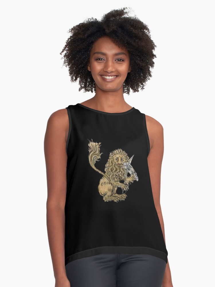Vista previa del artículo con la obra «Blusa sin mangas», diseñado y vendido por Qrhoo.