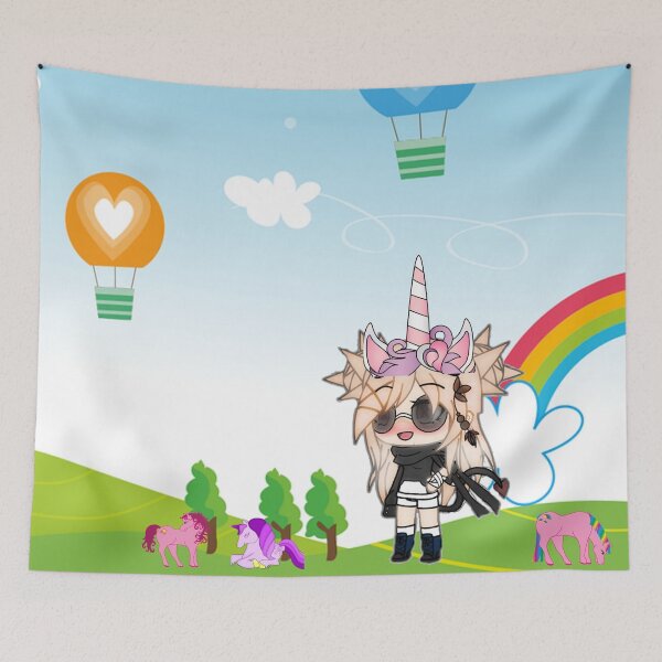 Item preview,  gacha life  anime rainbow pony designed and sold by Thegames.
