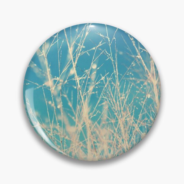 Item preview, Abstract Blue Grass Field | Winter Mood  designed and sold by PinkRainbow.