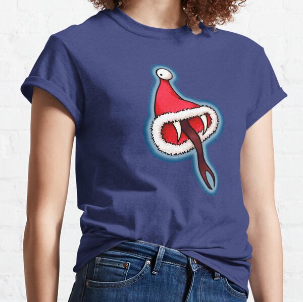 Carnivorous Santa Hat Classic T-Shirt