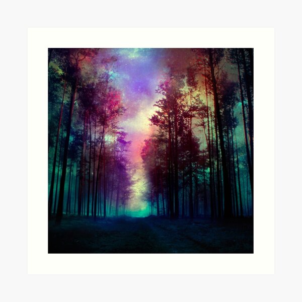 Magischer Wald Kunstdruck