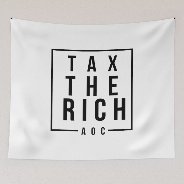 Item preview, AOC  TAX THE RICH designed and sold by RED-HA.