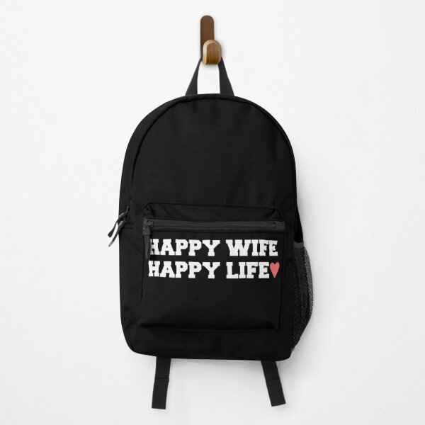 Item preview, HAPPY WIFE HAPPY LIFE HEART TRUE LOVE designed and sold by AchrafOc.