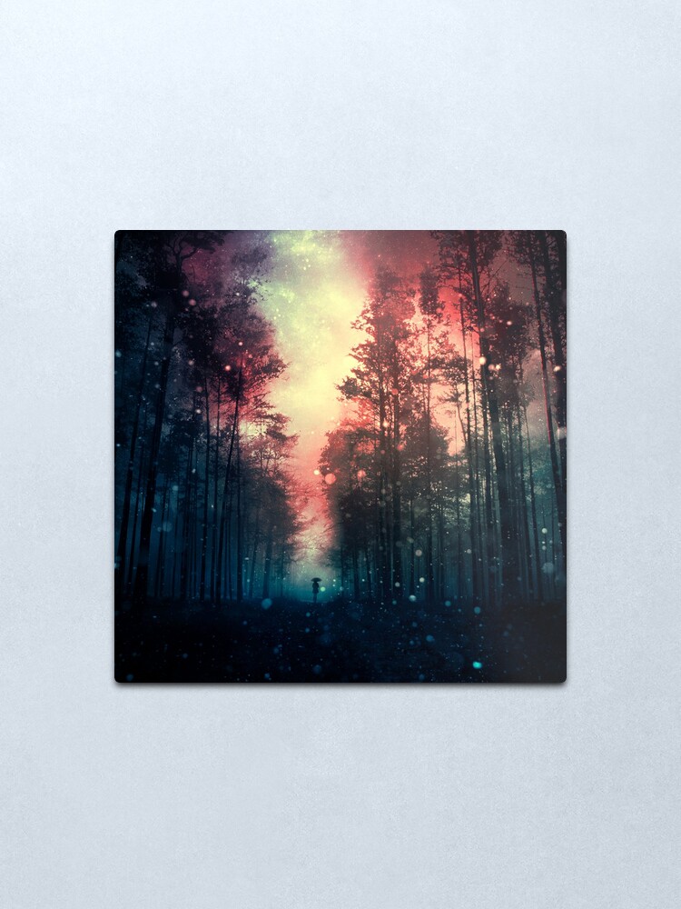 Alternate view of Magical Forest II Metal Print