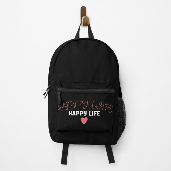 Item preview, HAPPY WIFE HAPPY LIFE HEART TRUE LOVE designed and sold by AchrafOc.