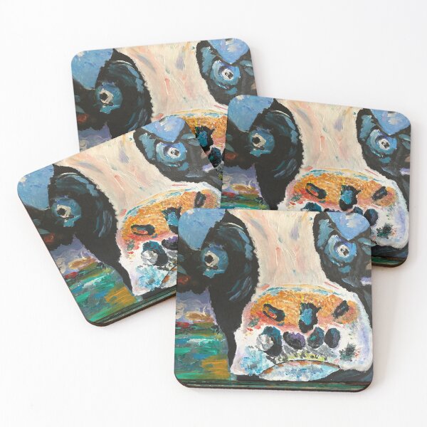 Item preview, Moo Cow, Just moo,  Colorful cow, cow artwork, Original art designed and sold by SaltyMob.