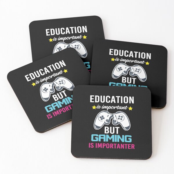 Item preview, Education Is Important But Gaming Is Importanter designed and sold by All in One  Design.