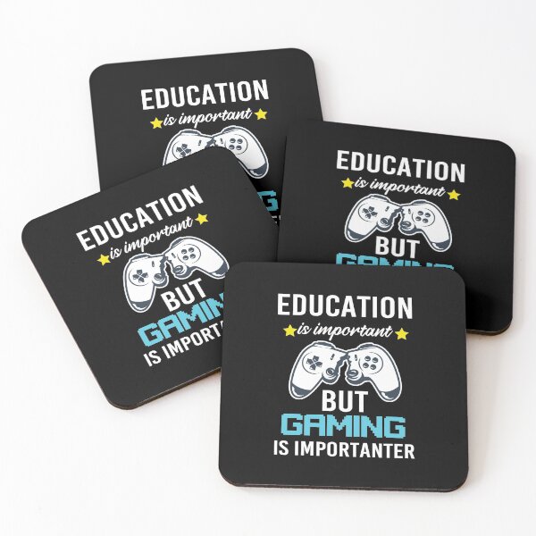 Item preview, Education Is Important But Gaming Is Importanter designed and sold by All in One  Design.