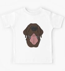 Happy Chocolate Lab Kids Tee